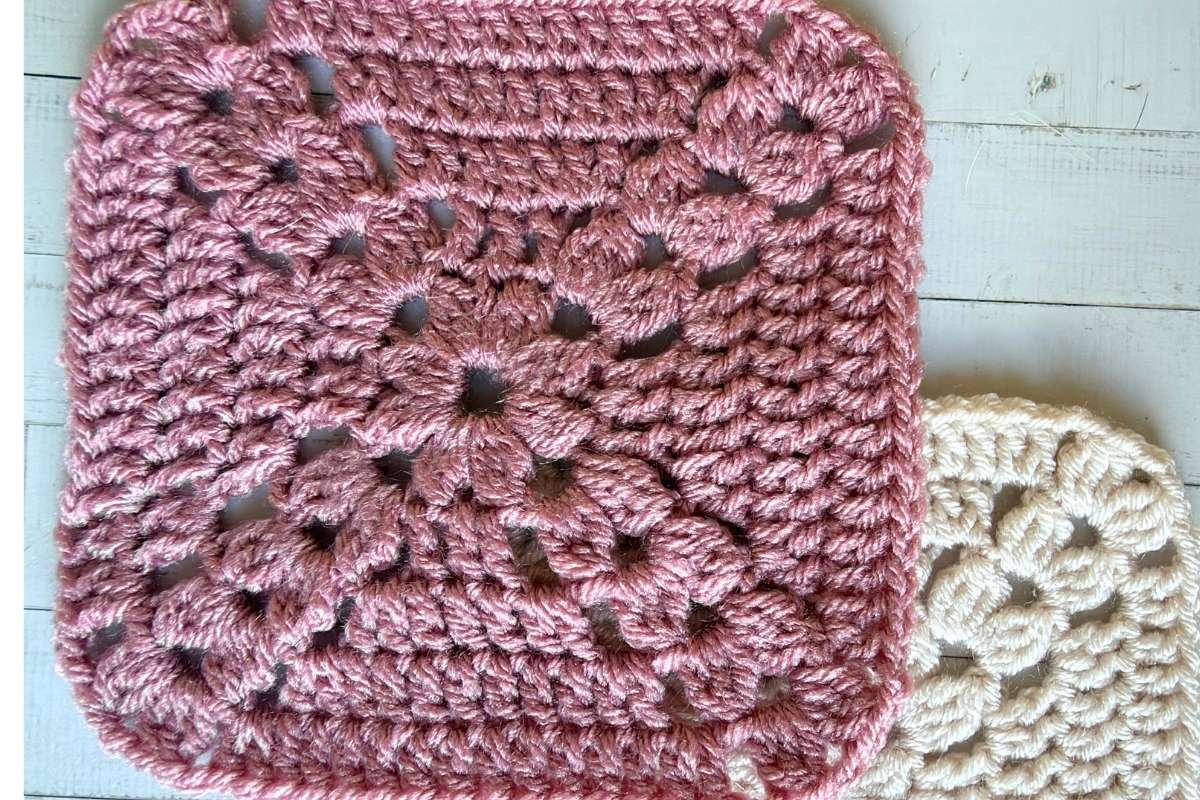 crochet farmhouse granny square